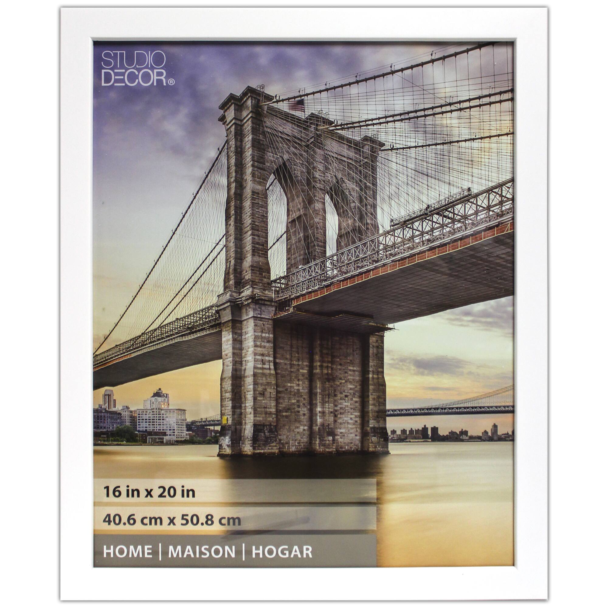 Home Flat White Frame by Studio Décor